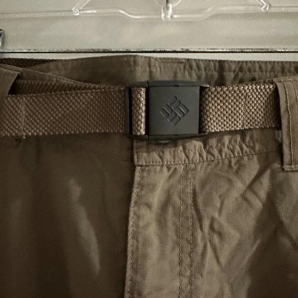 The North Face Mens Convertible Zip Off Pants‎ Khaki Size 36